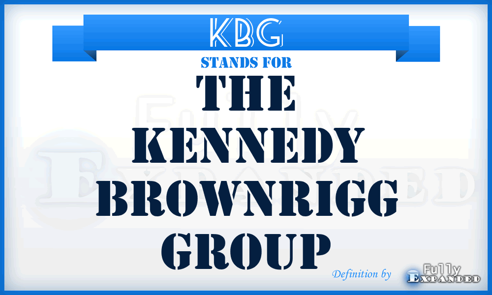 KBG - The Kennedy Brownrigg Group