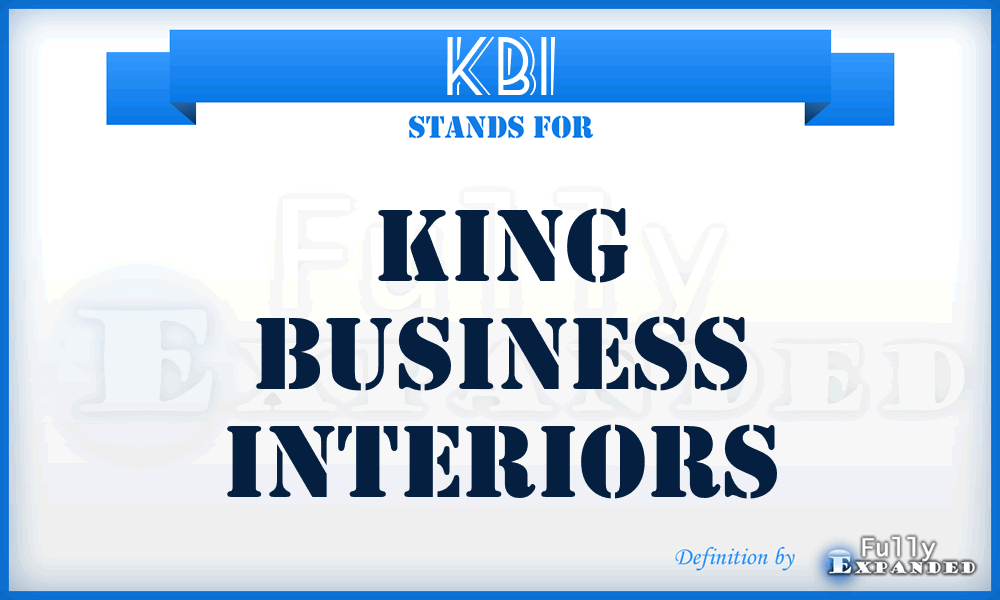 KBI - King Business Interiors