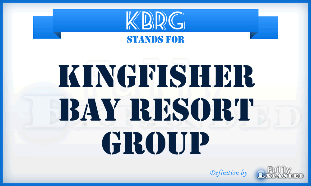 KBRG - Kingfisher Bay Resort Group