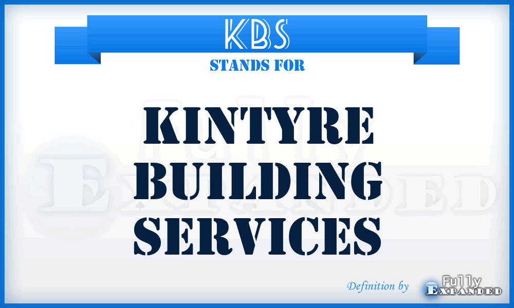 KBS - Kintyre Building Services