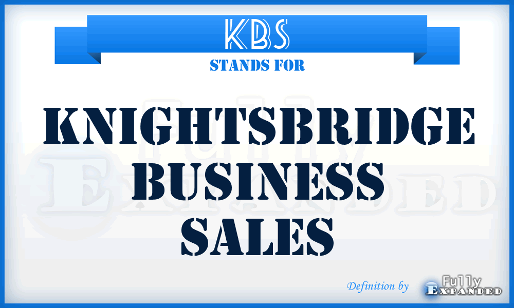KBS - Knightsbridge Business Sales
