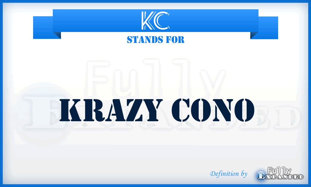 KC - KRAZY CONO