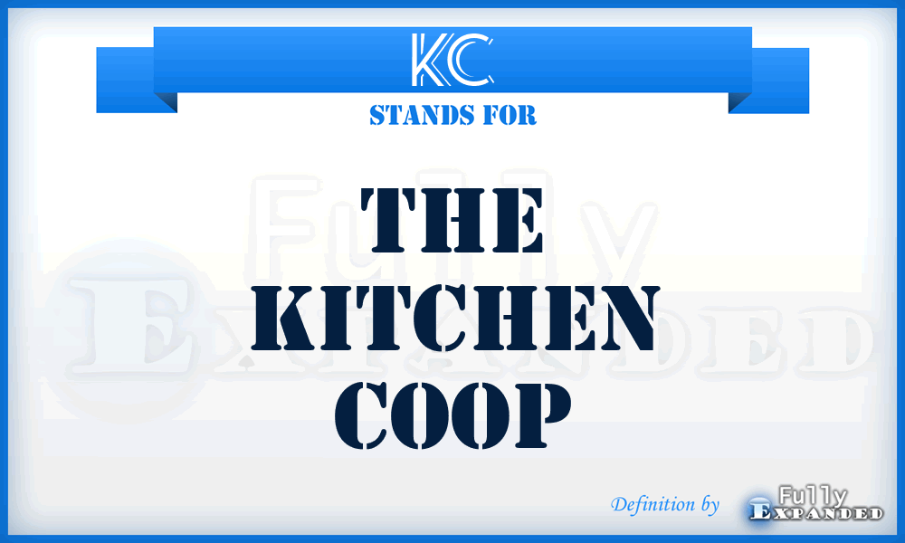 KC - The Kitchen Coop