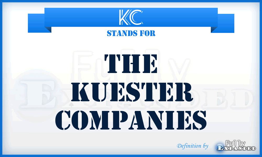 KC - The Kuester Companies