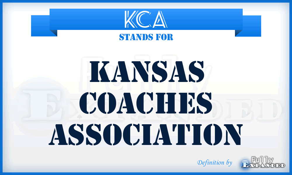 KCA - Kansas Coaches Association