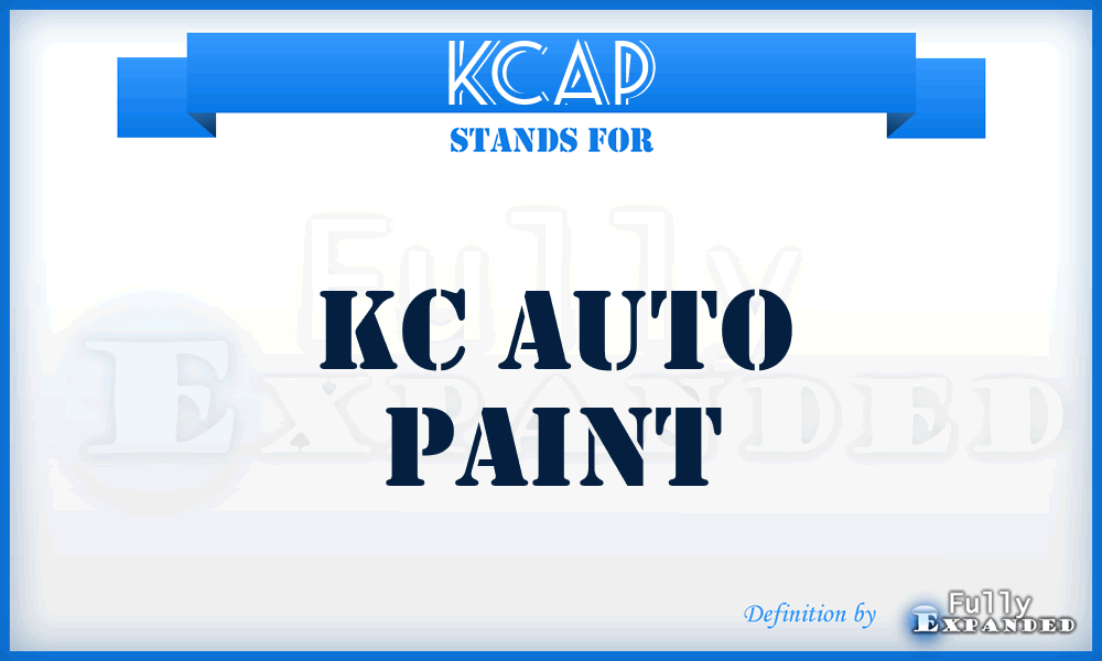 KCAP - KC Auto Paint