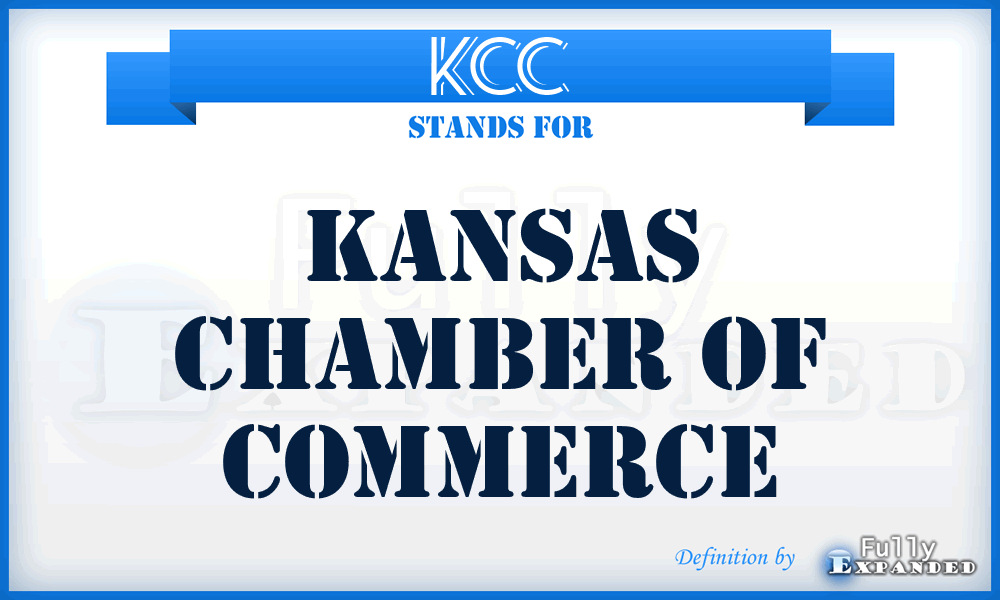 KCC - Kansas Chamber of Commerce