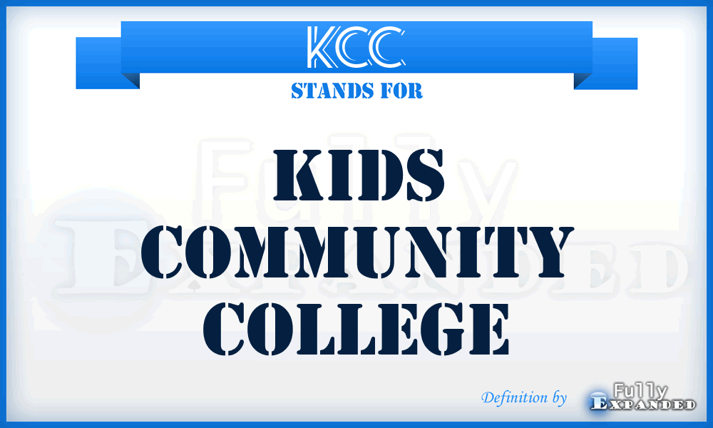 KCC - Kids Community College