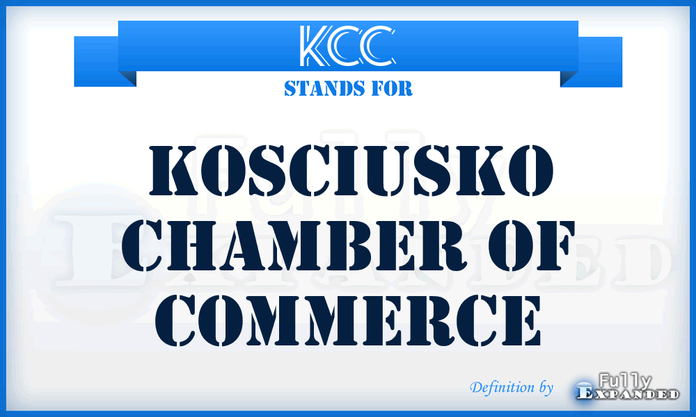 KCC - Kosciusko Chamber of Commerce