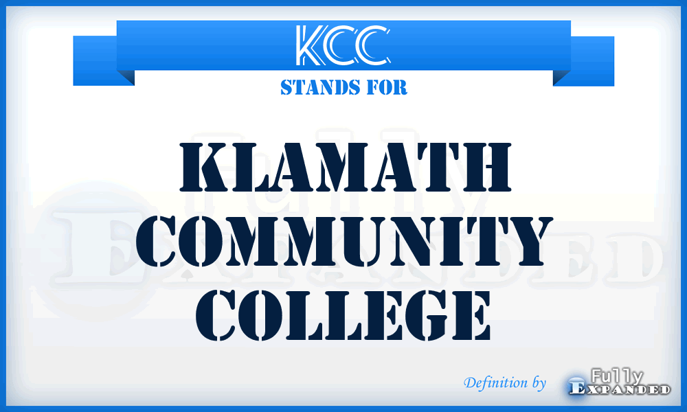 KCC - Klamath Community College