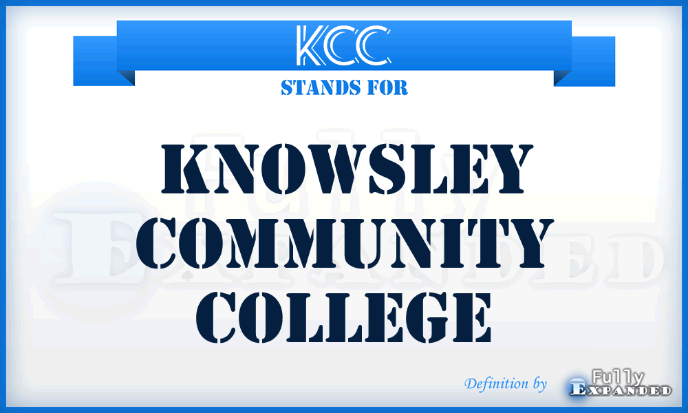 KCC - Knowsley Community College