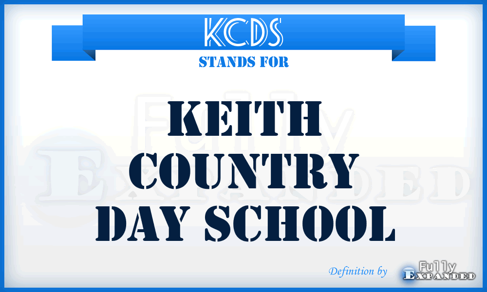 KCDS - Keith Country Day School