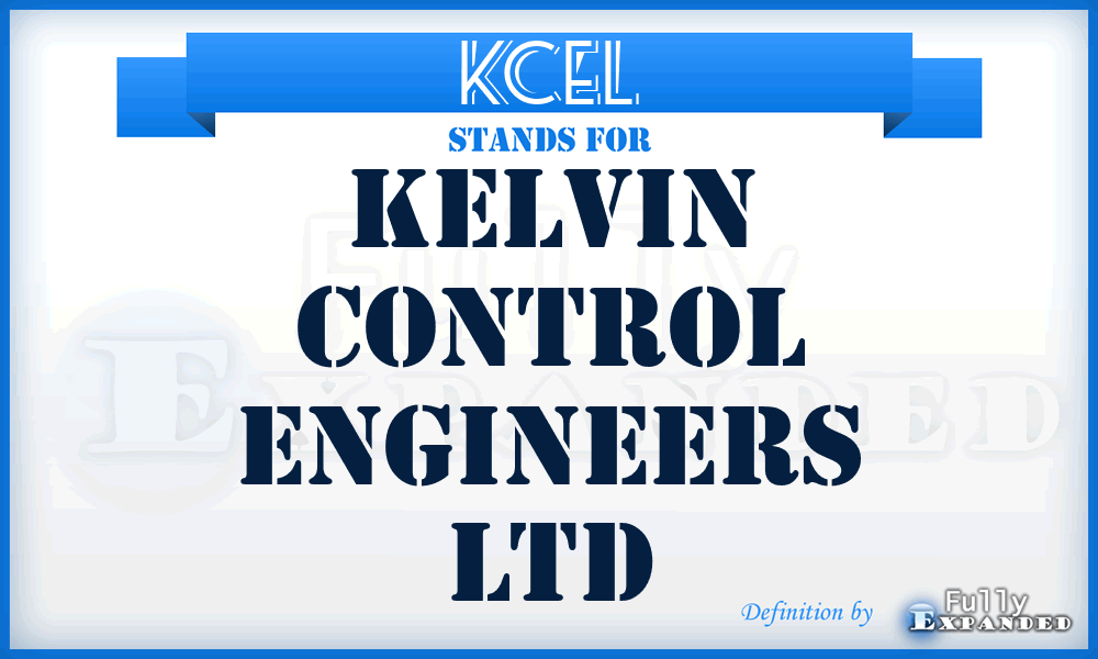 KCEL - Kelvin Control Engineers Ltd