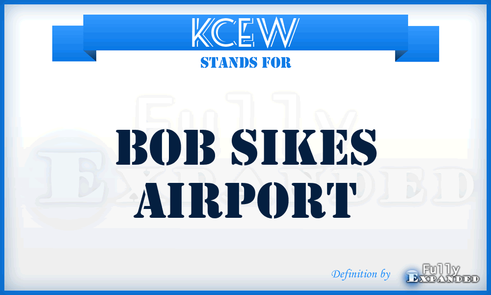 KCEW - Bob Sikes airport