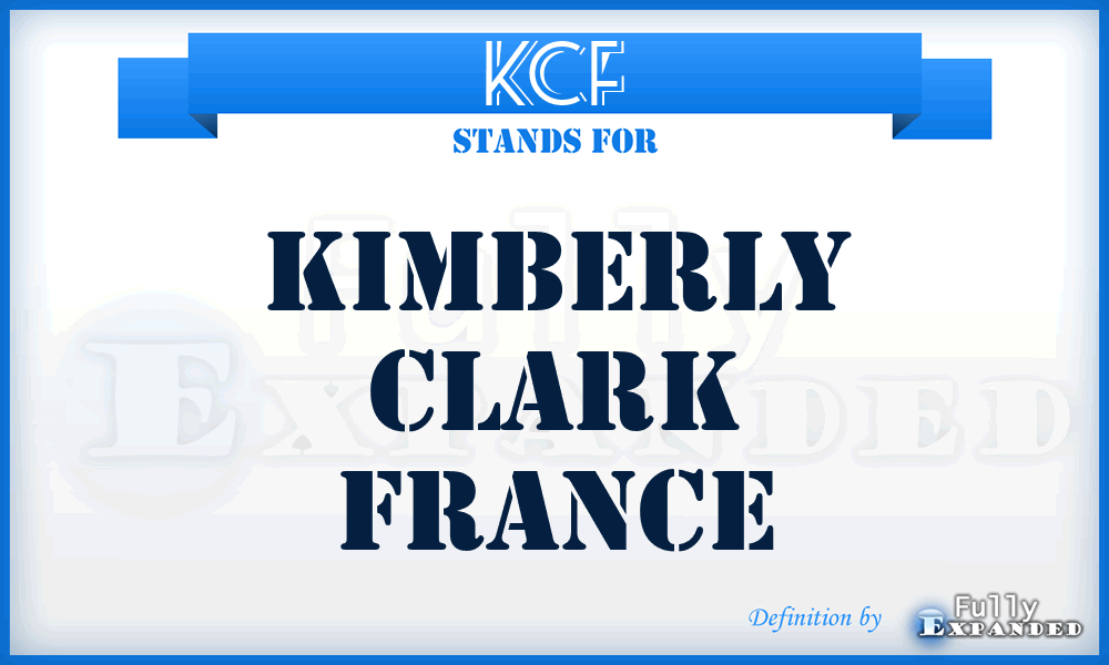 KCF - Kimberly Clark France