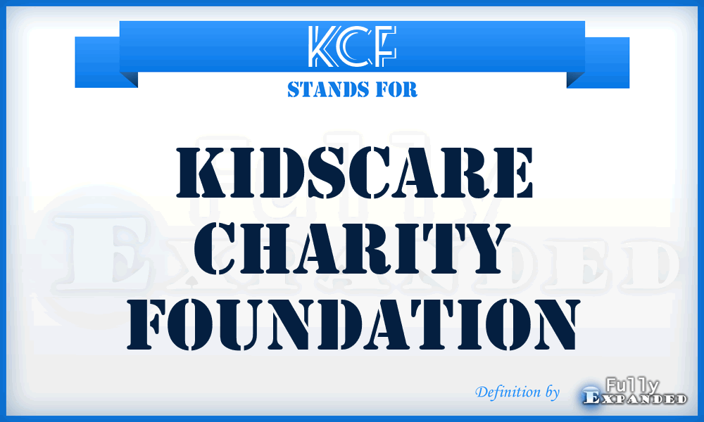 KCF - Kidscare Charity Foundation