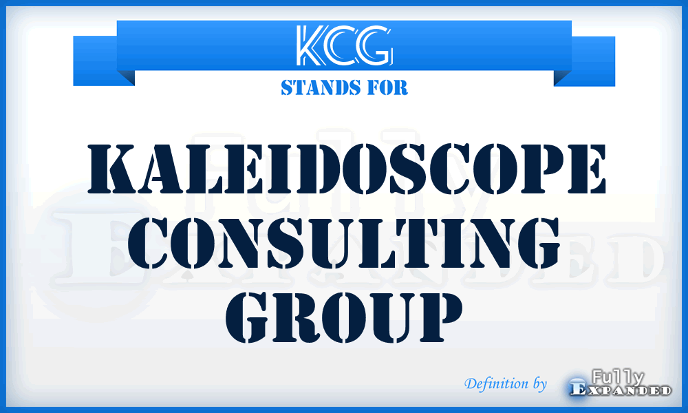 KCG - Kaleidoscope Consulting Group