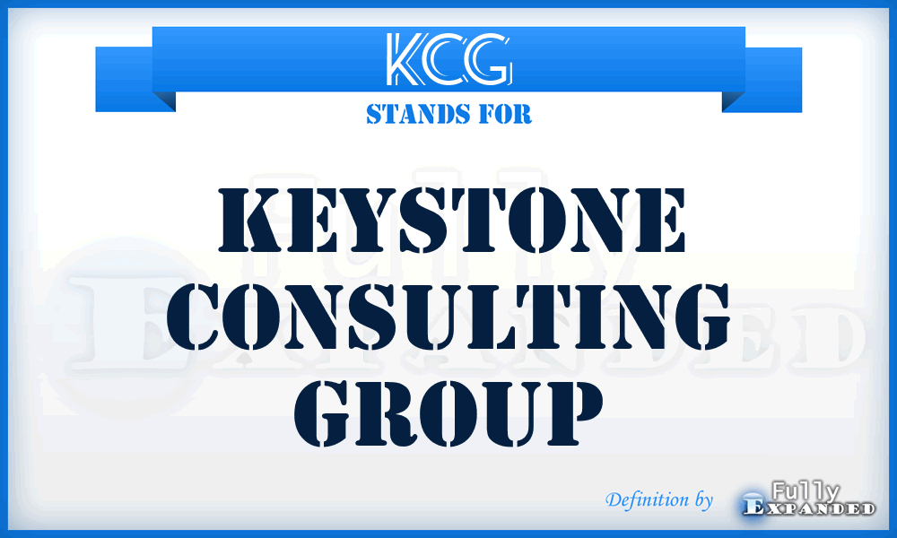 KCG - Keystone Consulting Group