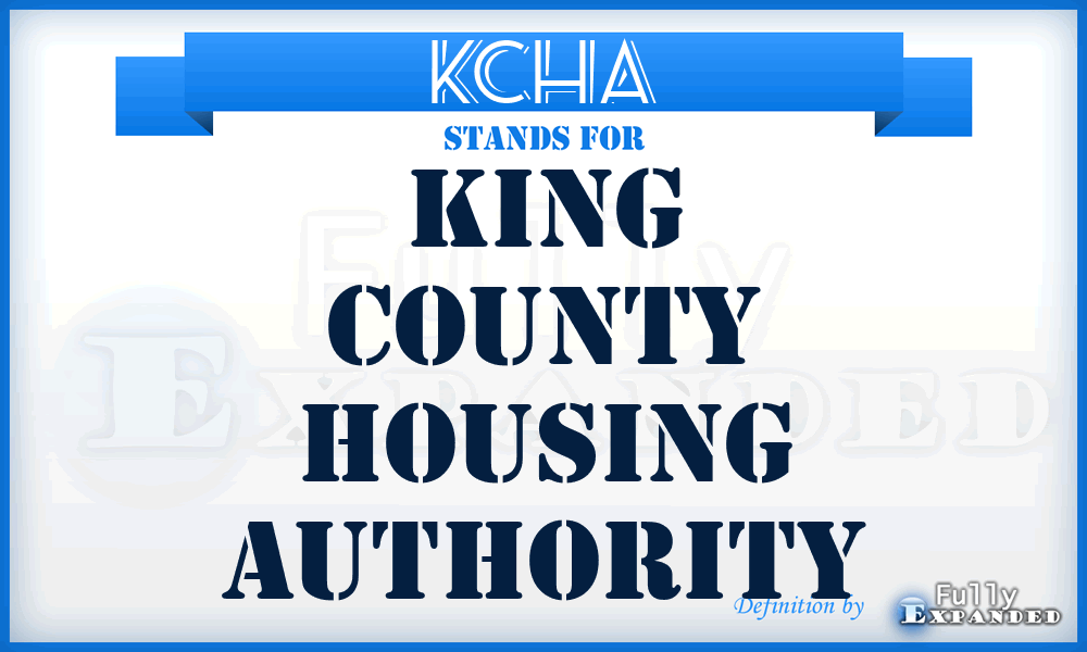KCHA - King County Housing Authority