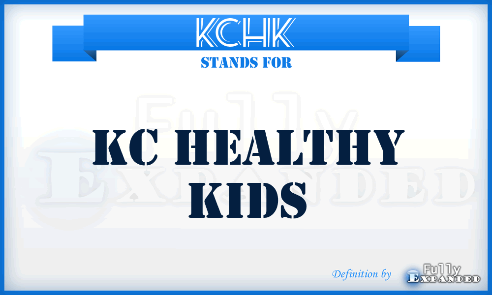 KCHK - KC Healthy Kids