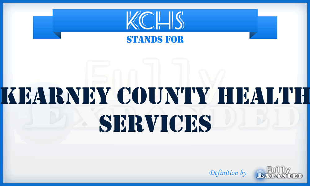 KCHS - Kearney County Health Services