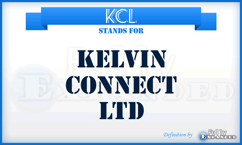 KCL - Kelvin Connect Ltd