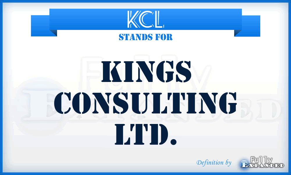 KCL - Kings Consulting Ltd.