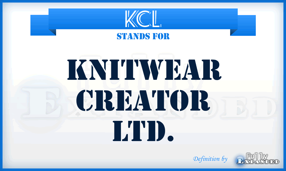 KCL - Knitwear Creator Ltd.