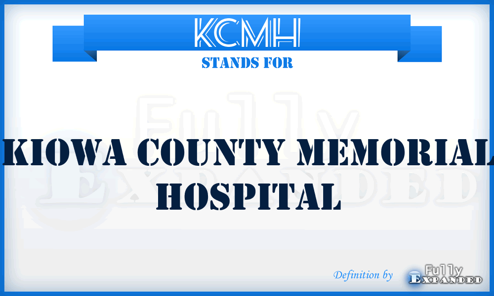 KCMH - Kiowa County Memorial Hospital