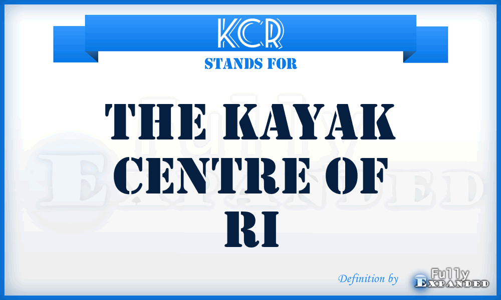 KCR - The Kayak Centre of Ri