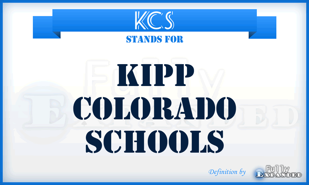 KCS - Kipp Colorado Schools