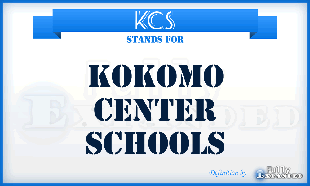 KCS - Kokomo Center Schools