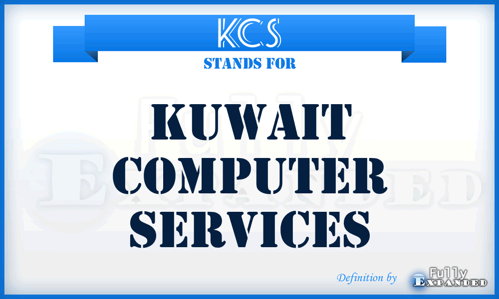 KCS - Kuwait Computer Services