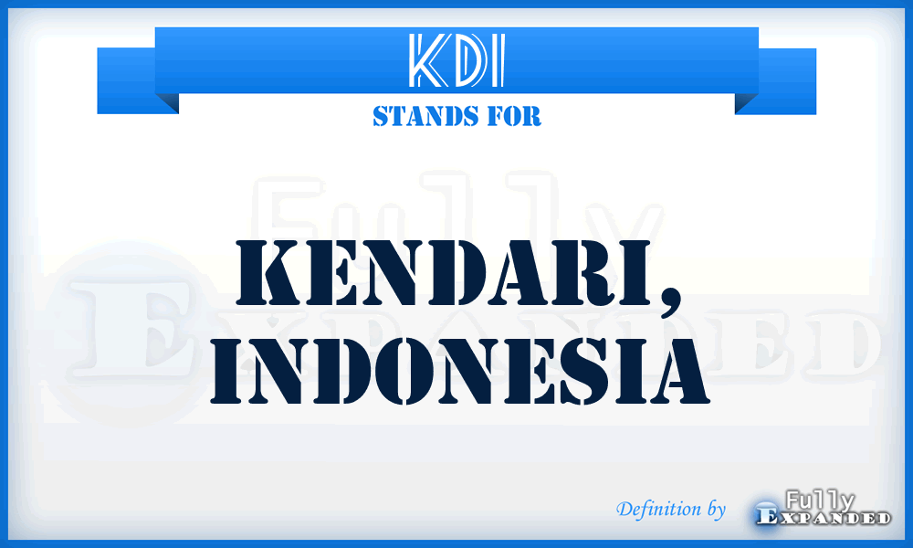 KDI - Kendari, Indonesia