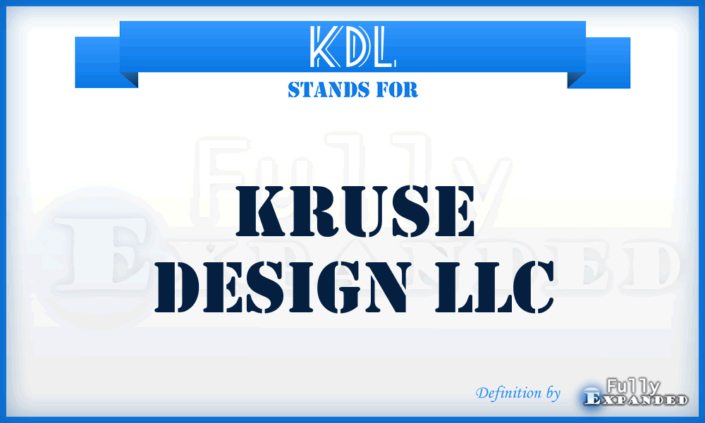 KDL - Kruse Design LLC