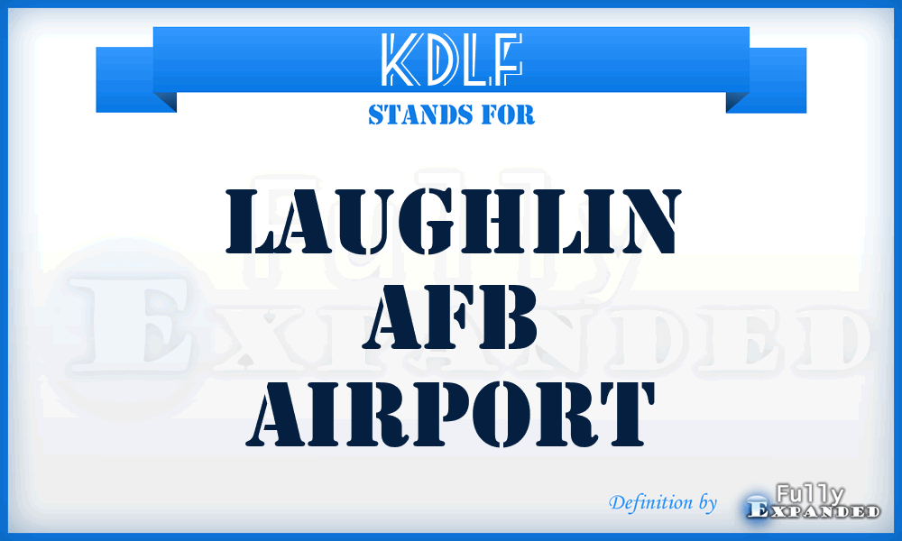 KDLF - Laughlin Afb airport