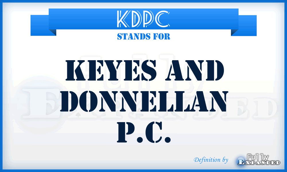 KDPC - Keyes and Donnellan P.C.