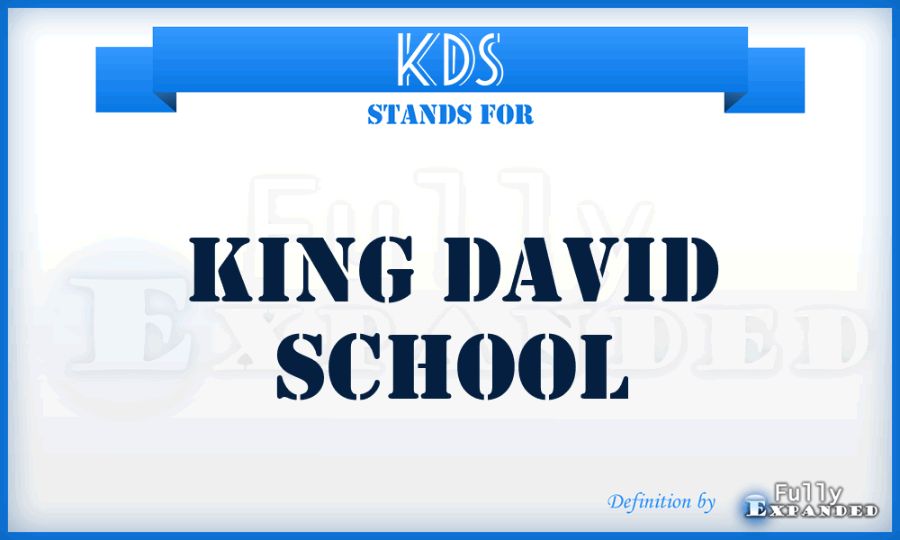 KDS - King David School