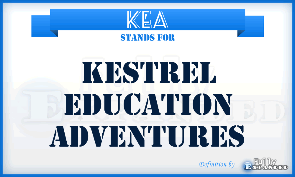 KEA - Kestrel Education Adventures