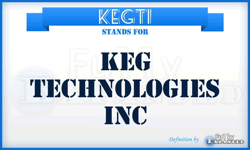 KEGTI - KEG Technologies Inc