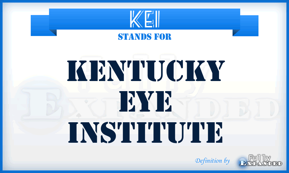 KEI - Kentucky Eye Institute