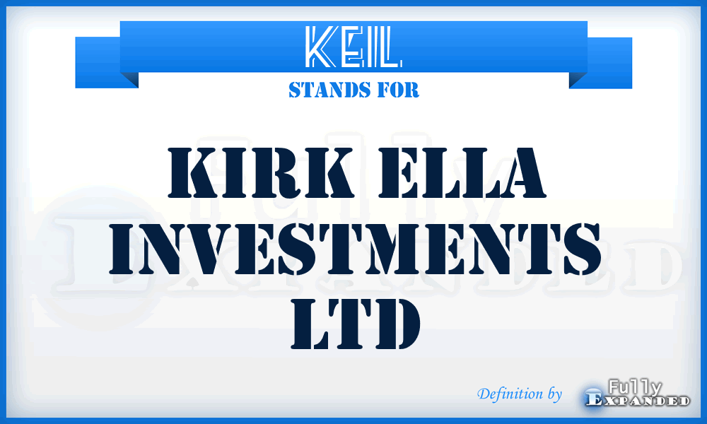KEIL - Kirk Ella Investments Ltd
