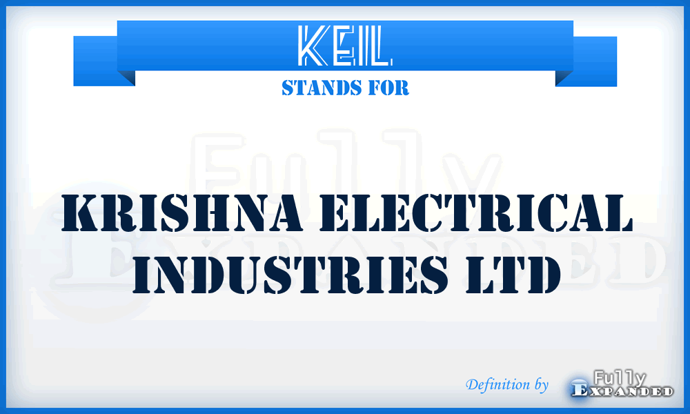 KEIL - Krishna Electrical Industries Ltd