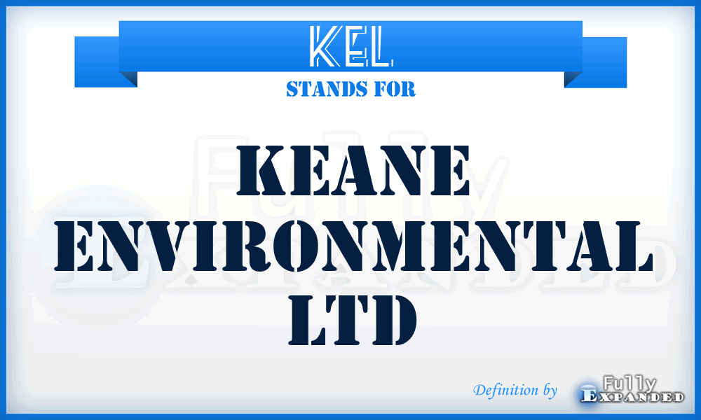 KEL - Keane Environmental Ltd