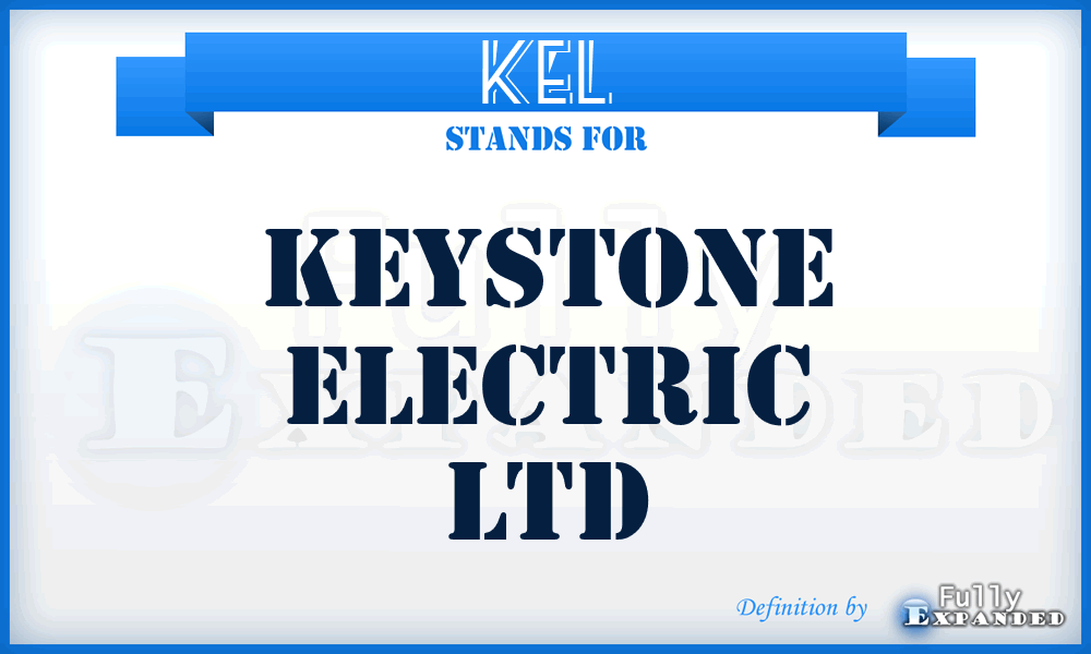 KEL - Keystone Electric Ltd