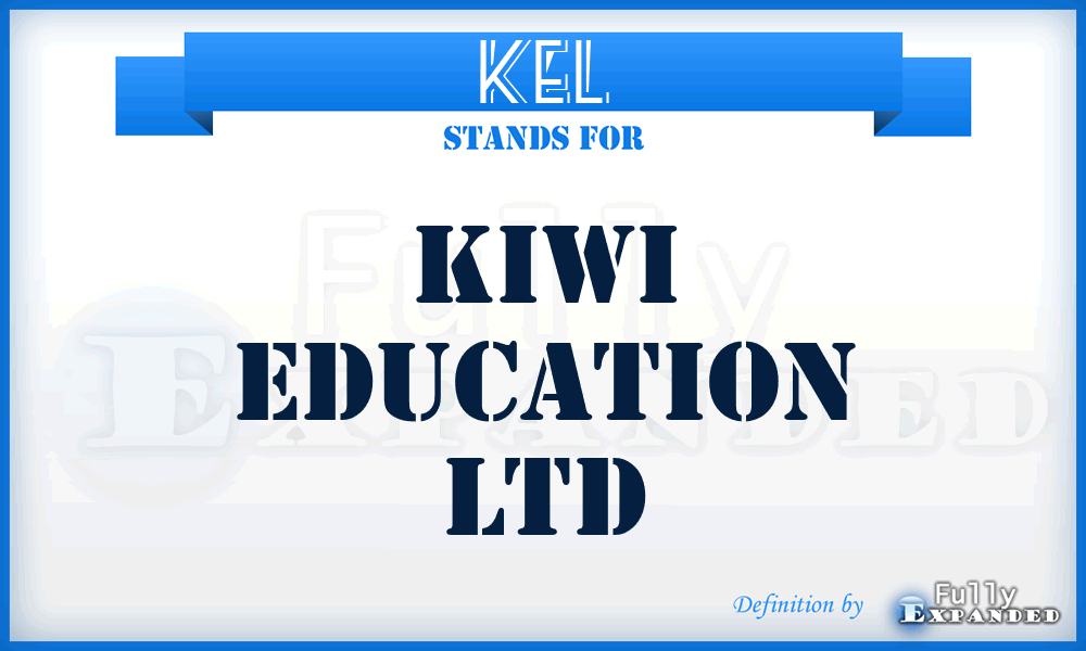 KEL - Kiwi Education Ltd