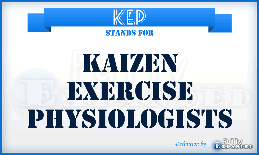 KEP - Kaizen Exercise Physiologists