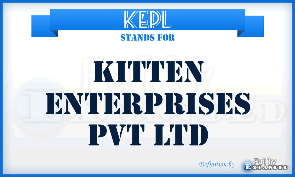 KEPL - Kitten Enterprises Pvt Ltd