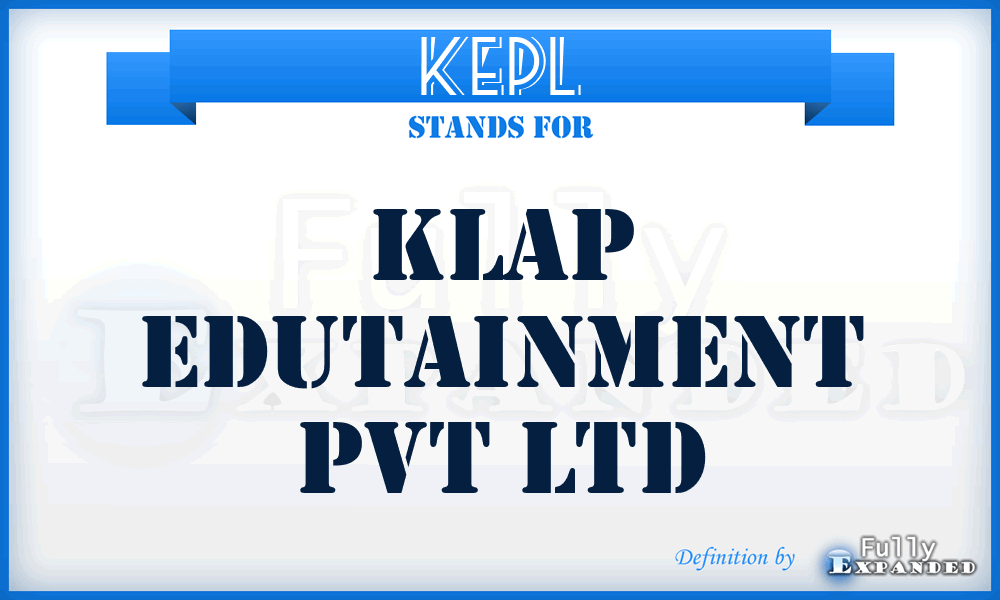 KEPL - Klap Edutainment Pvt Ltd