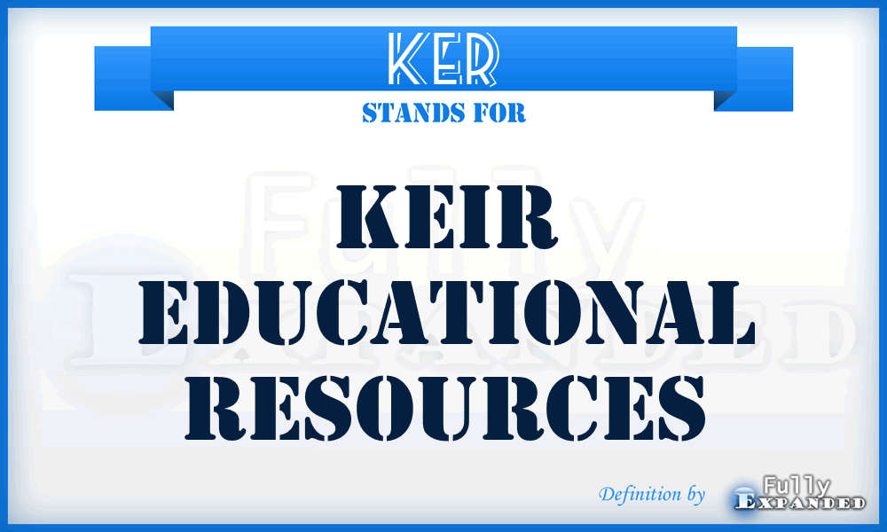 KER - Keir Educational Resources